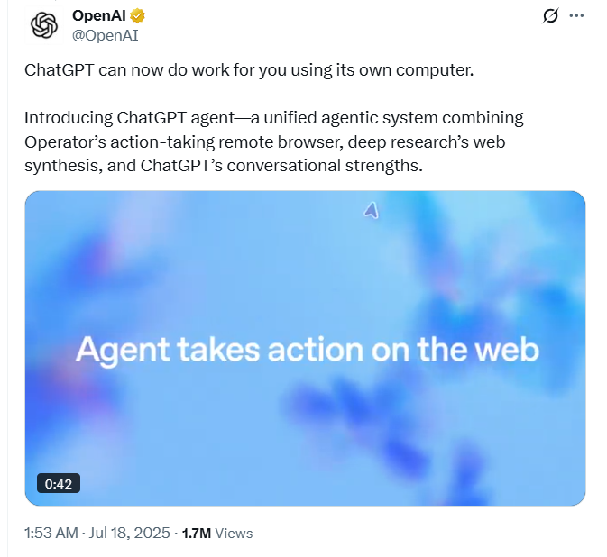ChatGPT Agent