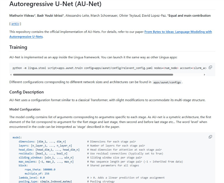 Meta AU-Nets Released