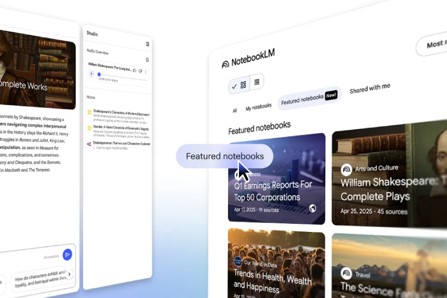 Google NotebookLM Featured Notebooks Launched Exploring New Topics of Knowledge