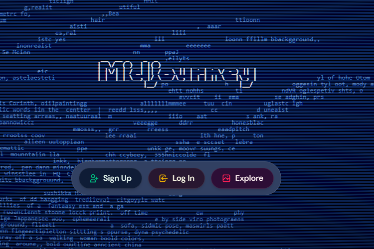 Midjourney homepage