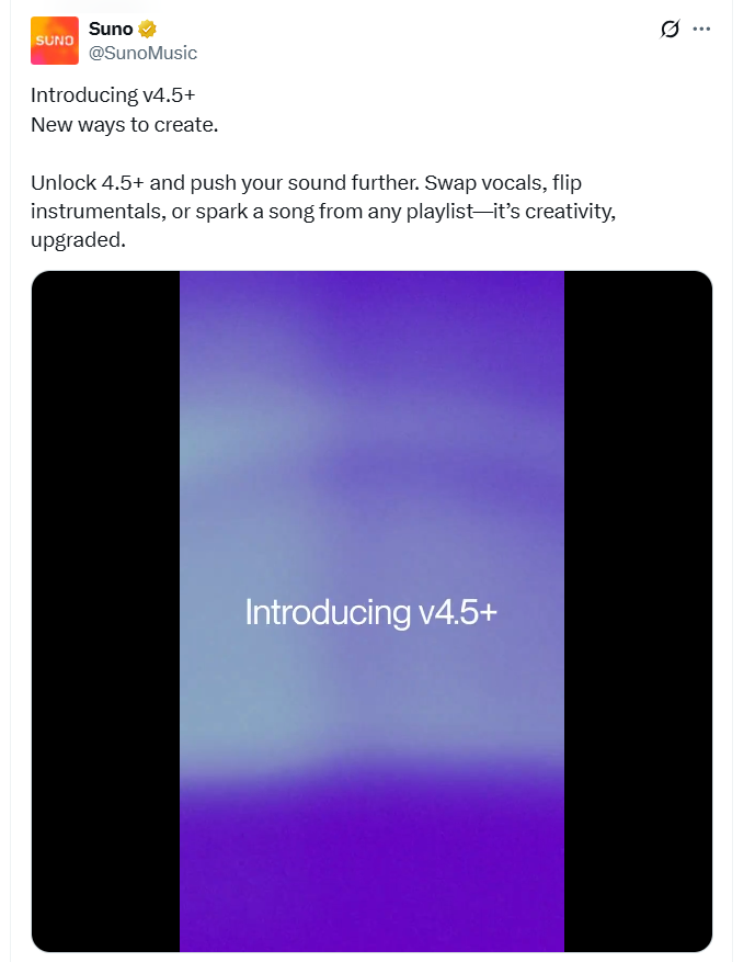 Suno v4.5+