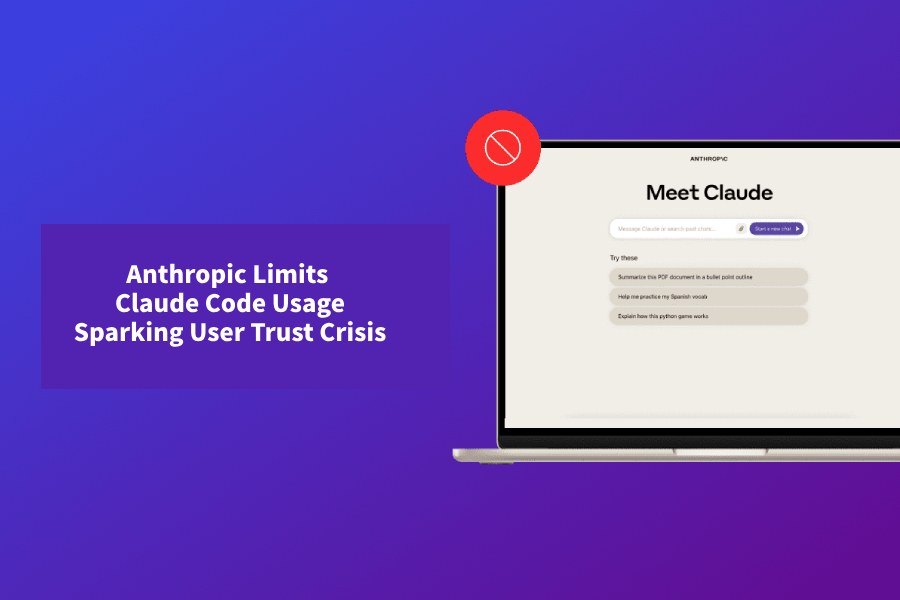 Anthropic Limits Claude Code Usage, Sparking User Trust Crisis
