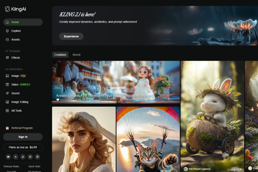Kling AI - Kuaishou's AI-Powered Image and Video Creation Platform