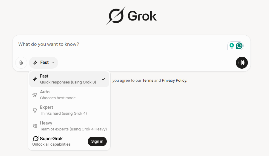 Grok vs ChatGPT