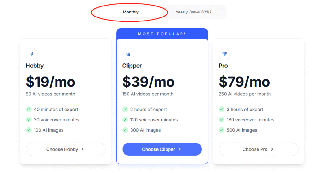 Crayo AI Pricing 