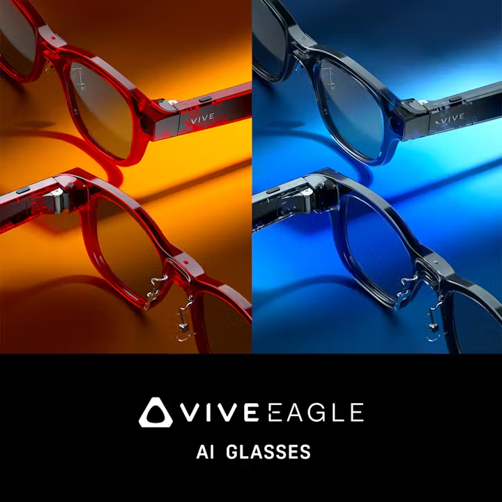 AI Glasses VIVE Eagle by HTC: Pricing $520 Lightweight Smart Glasses with GPT & Gemini
