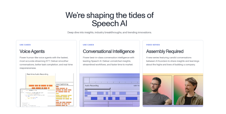 AssemblyAI - Speech-to-text 