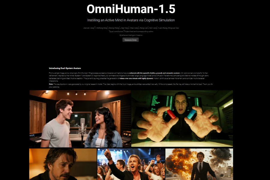 ByteDance OmniHuman-1.5 Released: Generate Hyper-Realistic Multimodal Digital Humans Instantly with Just One Image and One Audio Clip