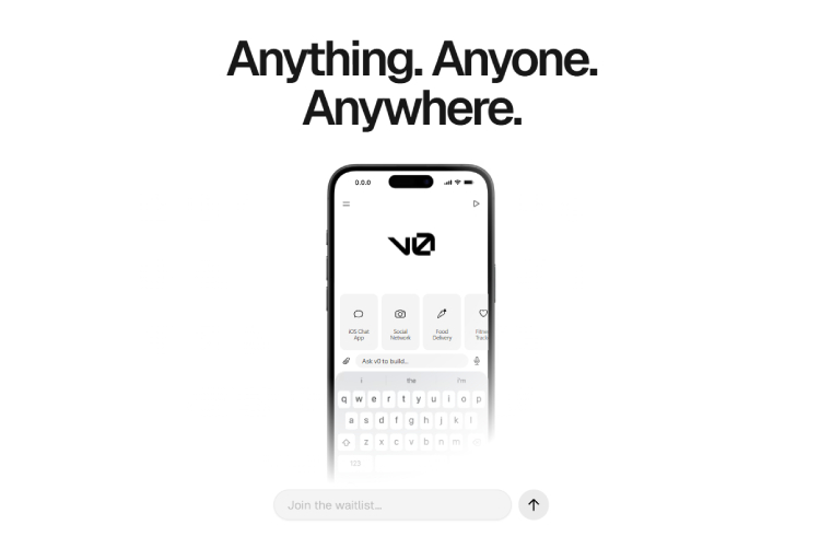 Vercel v0 iOS Version Release