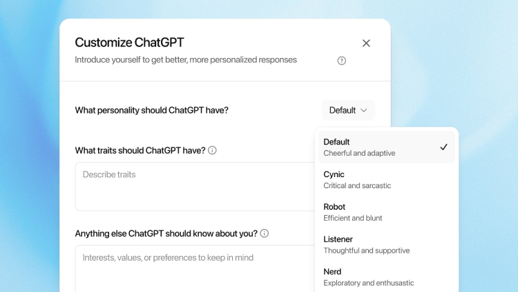 OpenAI GPT-5 release date is August 7—now featuring 4 new chat personalities