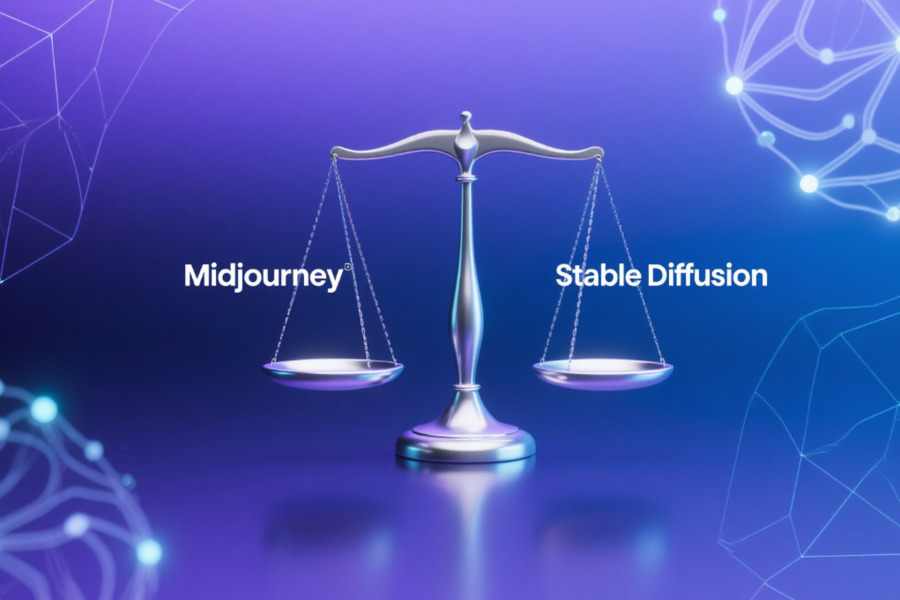 midjourney vs stable diffusion​