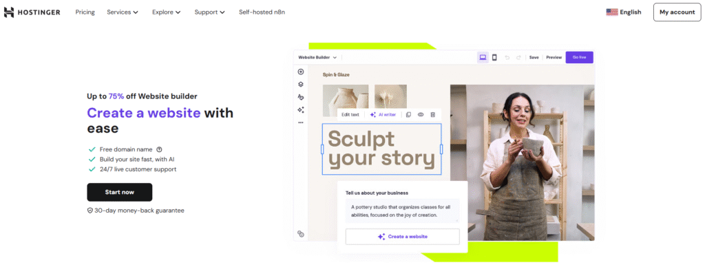 Hostinger Website Builder