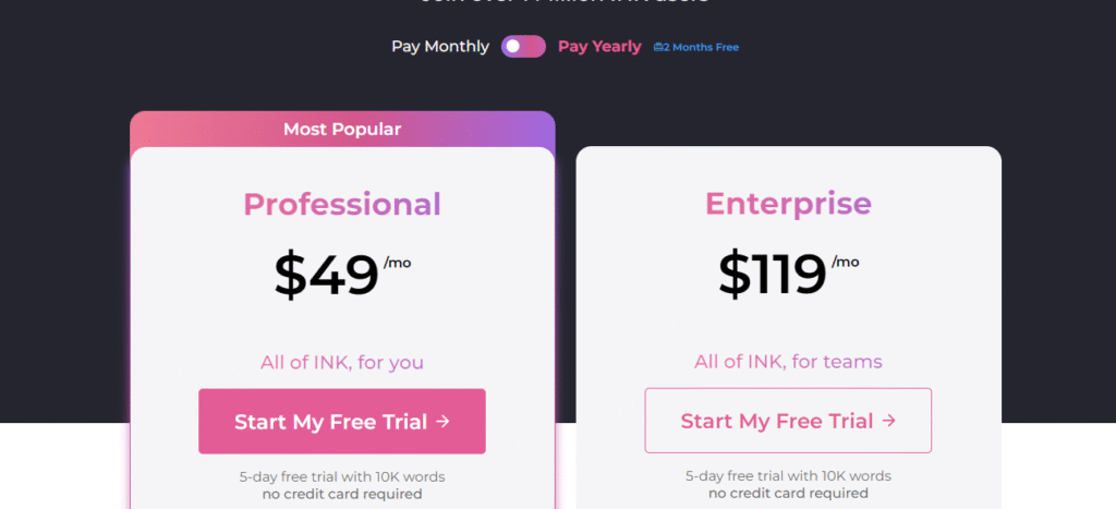 Ink Editor Price