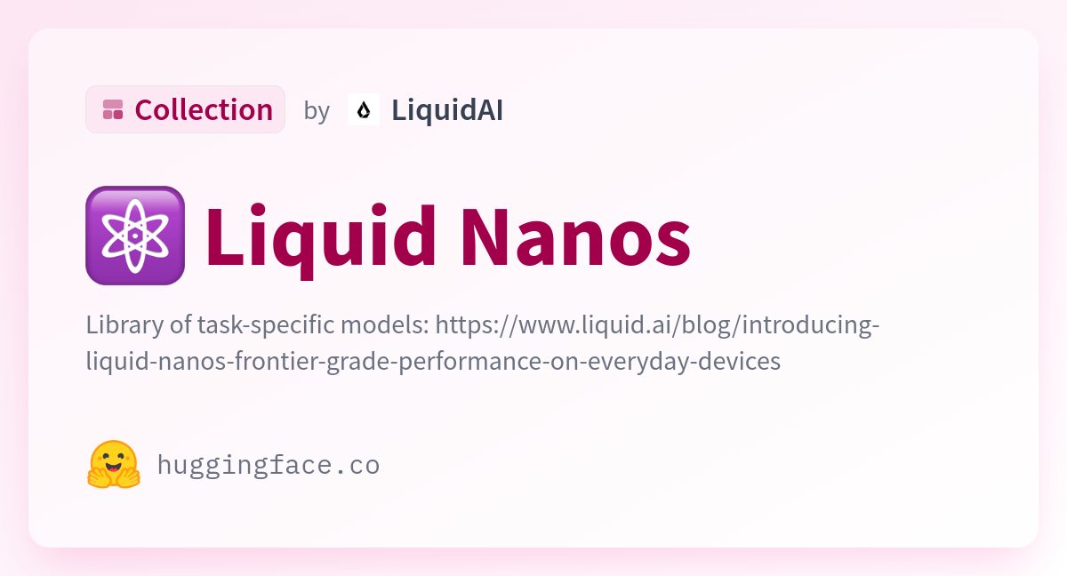 Liquid Model Performance LiquidAI Launches Liquid Nanos: Compact AI Models Rival GPT-4o ...