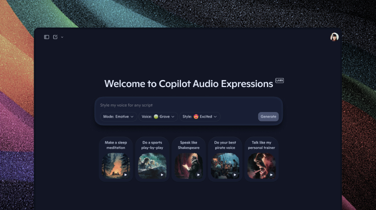 Microsoft Copilot Audio Expressions Launches