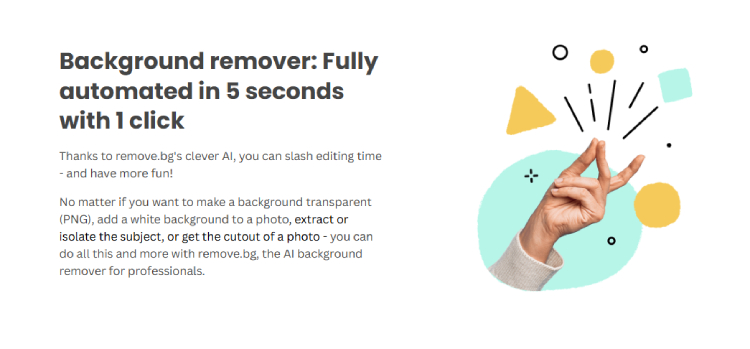 Remove.bg: The AI Tool That Removes Image Backgrounds with One Click