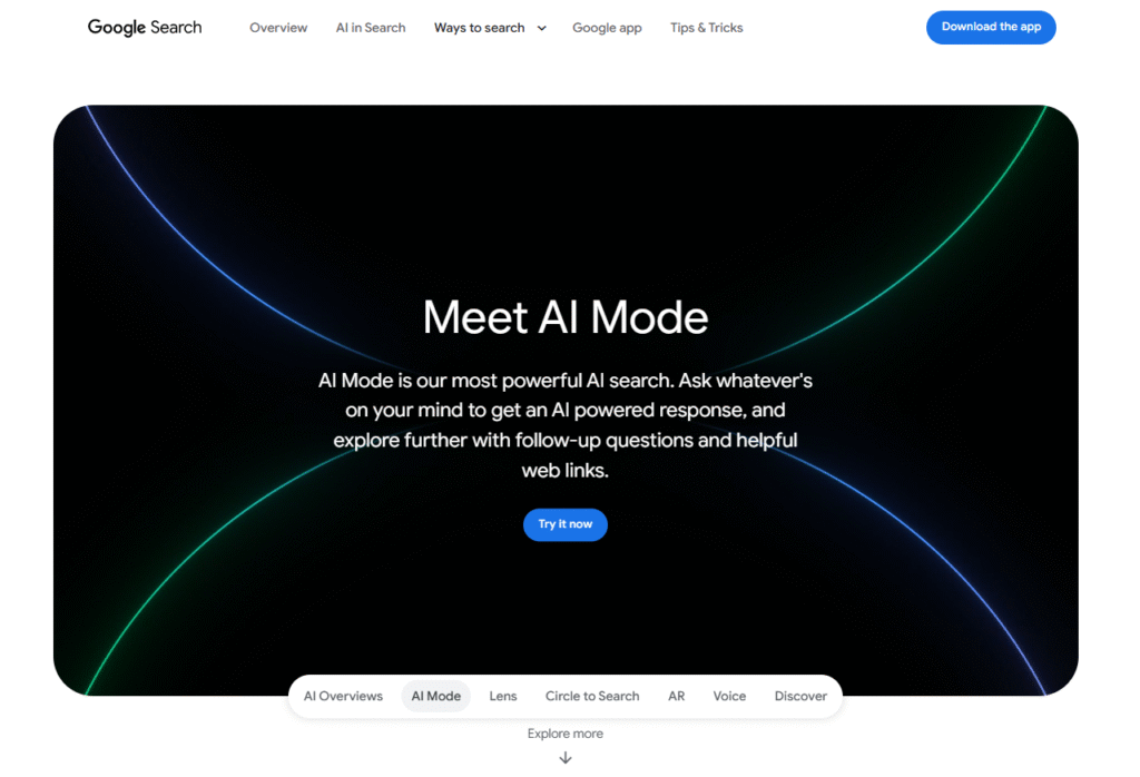 what is google ai mode