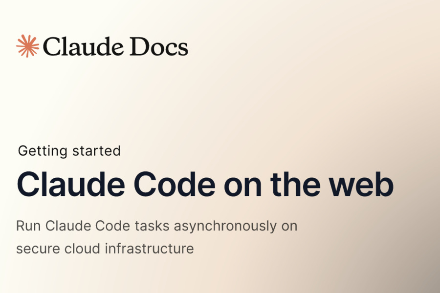 Claude Code on the web