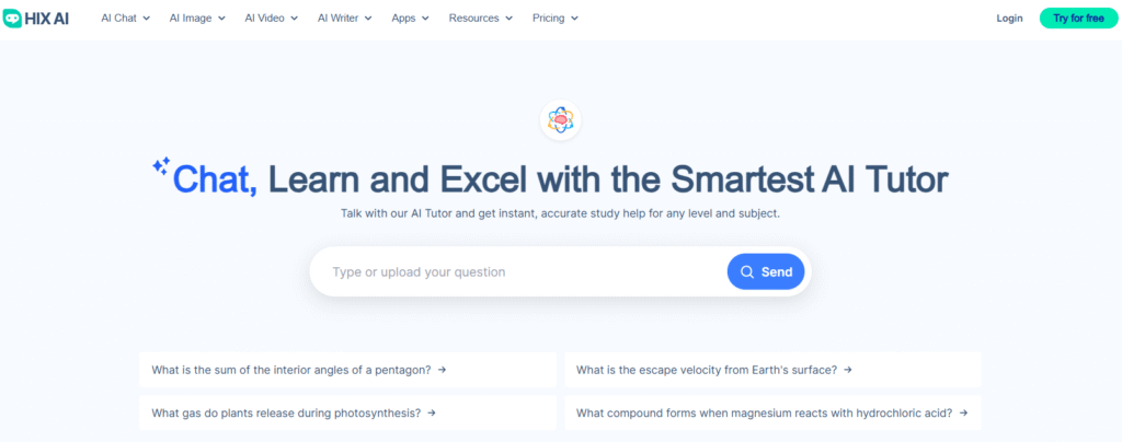 HIX AI Tutor