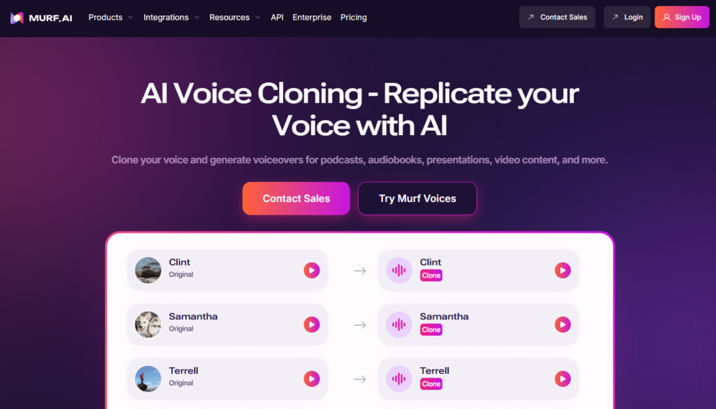 Murf AI Cloning
