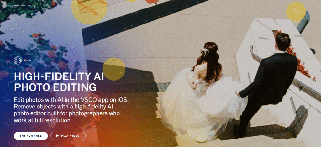 VSCO Introduces AI Lab