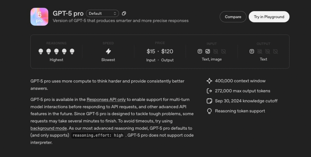 gpt-5 pro api