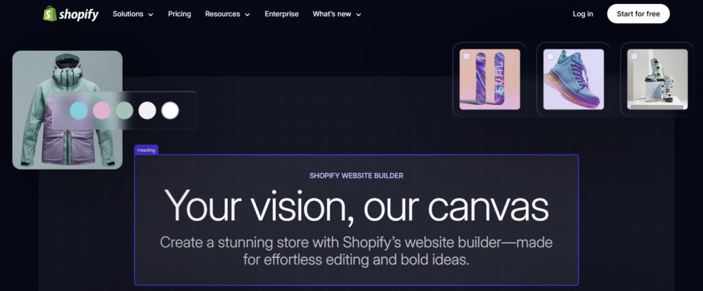 shopify ai website builder