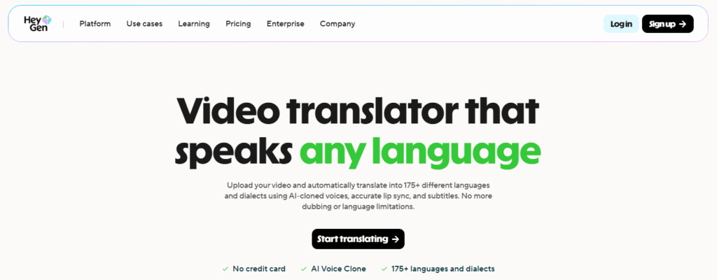 HeyGen AI Video Translator HeyGen AI Video Translator