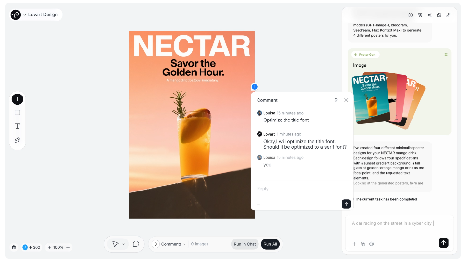 Lovart Edit Elements