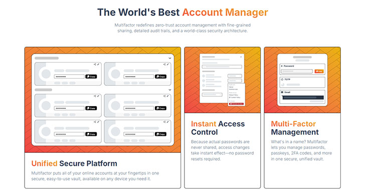 Multifactor - A password manager built for secure sharing with humans & AI